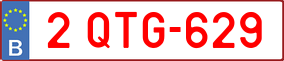 Truck License Plate